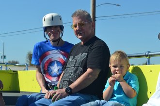 The Lemoore Volunteer Fire Department gave free rides Saturday at the first annual 'Beeping Easter Egg Hunt'